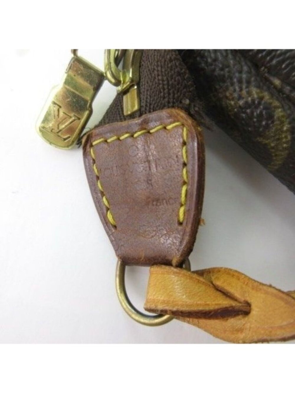 Louis Vuitton Monogram Pochette Pouch Handbag Brown - Picture 5 of 9